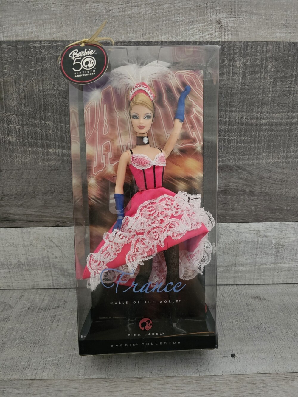 Barbie Collector Pink Label France Dolls Of The World 50th Anniversary Mattel